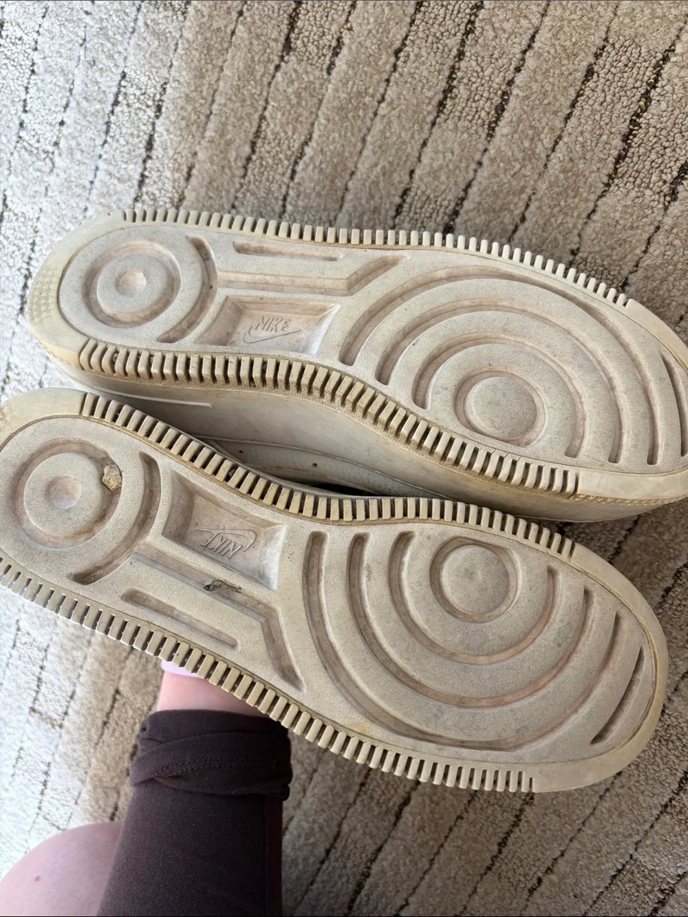 Nike White Low-Top Platform Sneakers